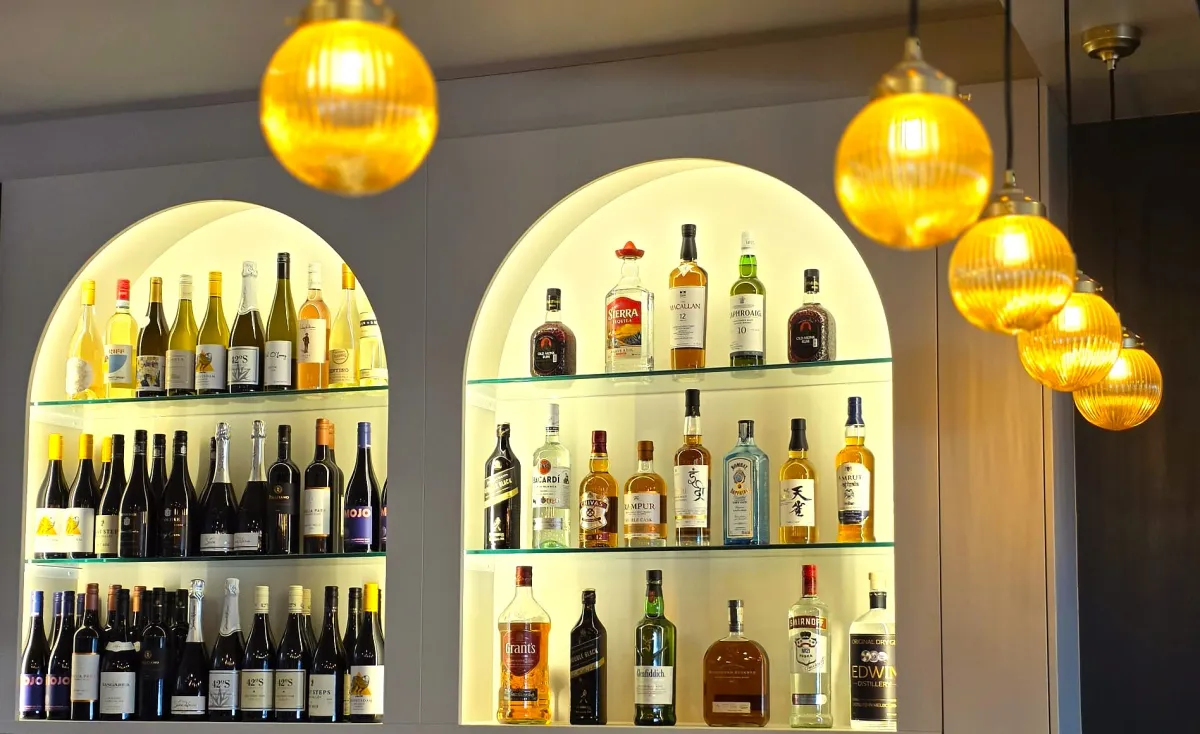 The bar at Loha